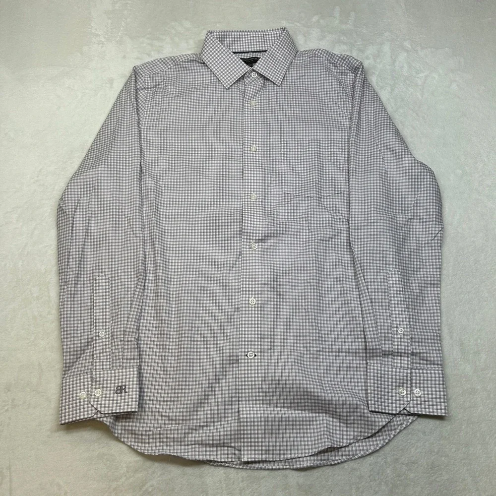 Banana Republic Slim Fit Shirt Mens Medium Multi Check Pattern Button Down‎